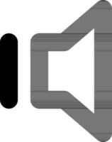 Volume or speaker icon in line art. vector