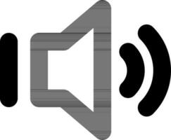 Volume icon or symbol in line art. vector