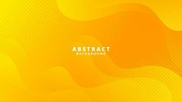 Abstract Gradient yellow liquid Wave Background vector