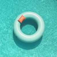 life saver for relaxing in the pool for summer photo