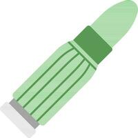 Ammunition Or Bullet Icon In Green And Gray Color. vector