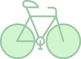 Bicycle Icon Or Symbol In Green Color. vector