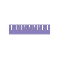 Flat Ruler Icon Symbol Vector Illustration