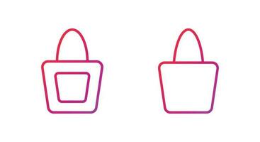 Shopping Bag Gradient Icon Vector Illustration