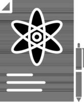 Experiment report icon or symbol. vector