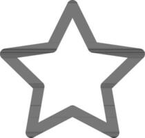 estrella o favorito icono en línea Arte. vector