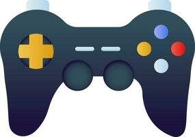 Wireless Game Controller Colorful Icon. vector