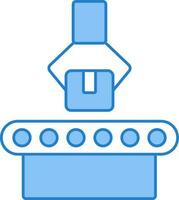 Conveyor Belt Icon In Flat Style. vector