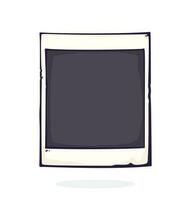 Blank Polaroid photo frame for Scrapbook. Design of vintage negative  snapshot. Template of retro photo picture. Vector illustration. Editorial  material. 29319114 Vector Art at Vecteezy