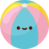 beach ball summer kawaii png