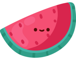 watermelon summer kawaii png