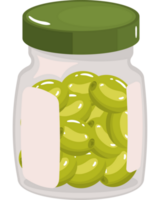 pot d'huile d'olive png