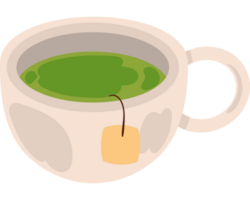 té taza vector icono aislado png