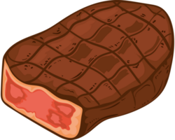 carne de vaca filete parrilla png