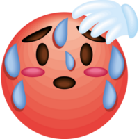 quente emoji social meios de comunicação png