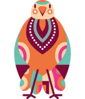colored bird icon png