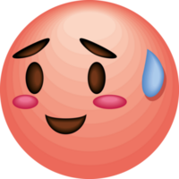 verlegen Emoji Sozial Medien png