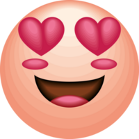 emoji in love social media png