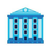 building structure flat vector