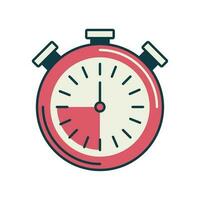 chronometer timer icon white background vector