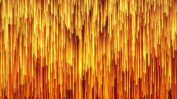 Abstract orange energy glowing lines raining down futuristic hi-tech background video