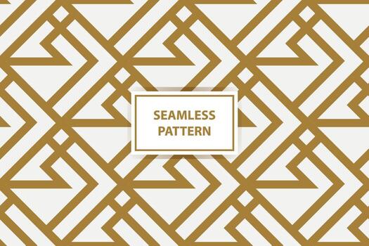 Abstract geometric pattern with lines, rhombuses A seamless vector background. white, black and gold texture