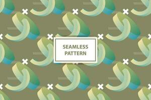 Neo memphis seamless pattern with gradient color vector