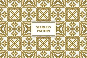 golden pattern. Luxury ornamental seamless ornament in traditional arabian, moroccan, turkish style. Gold abstract floral mosaic background texture. Modern minimal label. Premium design vector