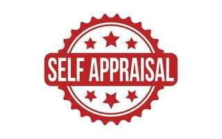 Self Appraisal Rubber Stamp Seal Vector