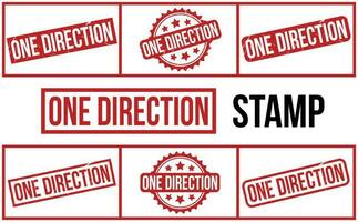 One Direction rubber grunge stamp seal vector