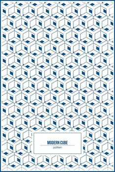 moderno simétrico cubo modelo para negocio coche antecedentes vector