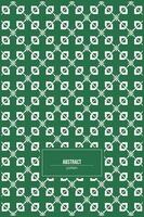 abtract pattern with green background vector