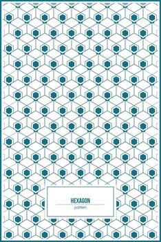 modern hexagon pattern for modern business card background vector