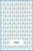 Unique cube pattern for abstract background vector