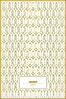 elegant and beautiful gold of abstract pattern vector