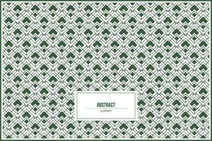 abstract pattern of creative dark green rhombus vector