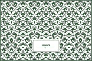 abstract pattern of creative dark green rhombus vector