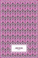 zig-zag pattern with lovely gradient pink vector