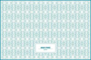 unique strings pattern with endless shape vector