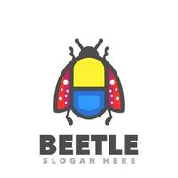 Beetle capsule logo vector