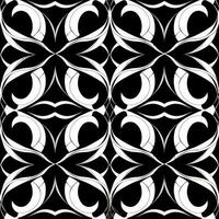 Abstract linear petal flower. Vector pattern, generate ai photo