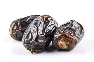 Dates fruit isolated on a white background, generate ai photo