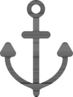 Anchor Icon Or Symbol In Glyph Style. vector