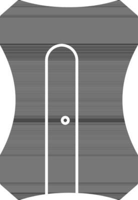 Black Sharpener Icon In Flat Style.