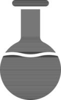 Round Bottom Flask Icon In Glyph Style. vector