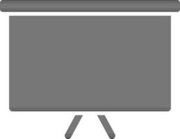 Canvas Stand Icon In black and white Color. vector