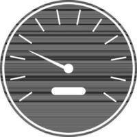 Speedometer icon in flat style. vector