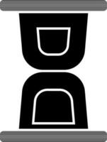 Hourglass icon in flat style. vector