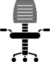 Vector illustration of office chair icon.