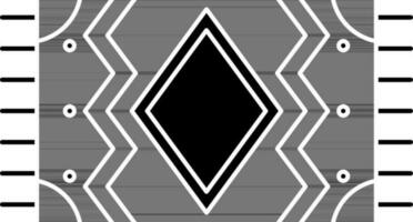 black and white carpet icon in flat style. vector